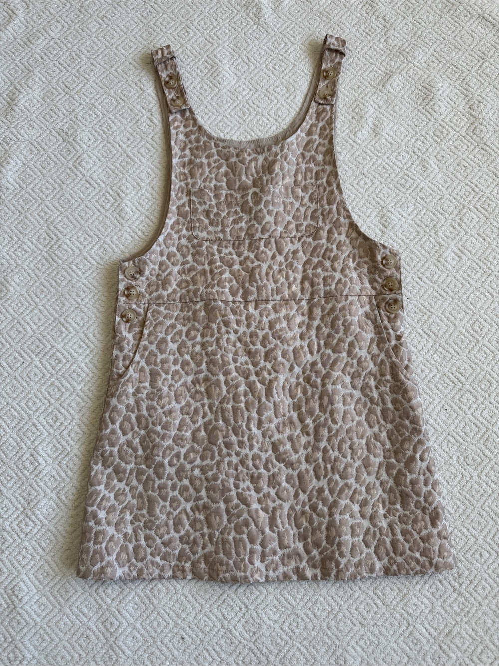 Storia Dress Jumper Animal
Print Tan Cream S